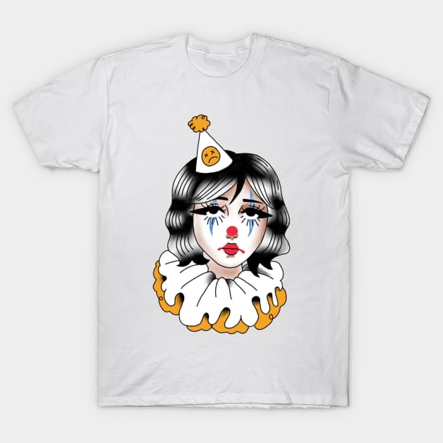Clown Girl T-Shirt by s-ocean